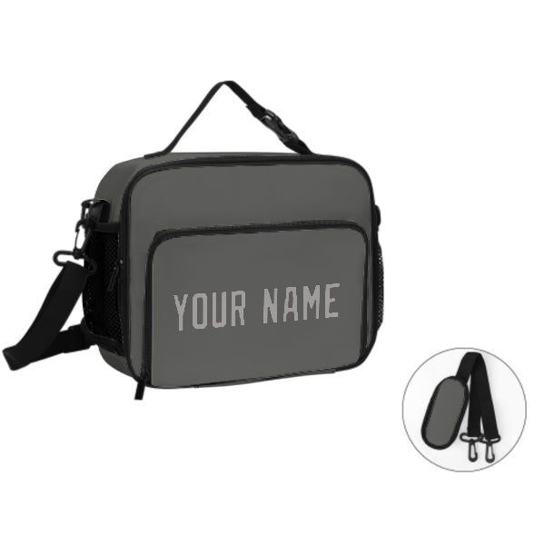 Maßgeschneidertes Dunkelgrau Gray Lunch-Tasche