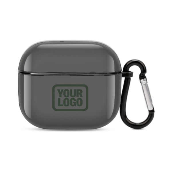 Maßgeschneidertes Dunkelgrau Tannengrün AirPods-Hülle (3. Generation)