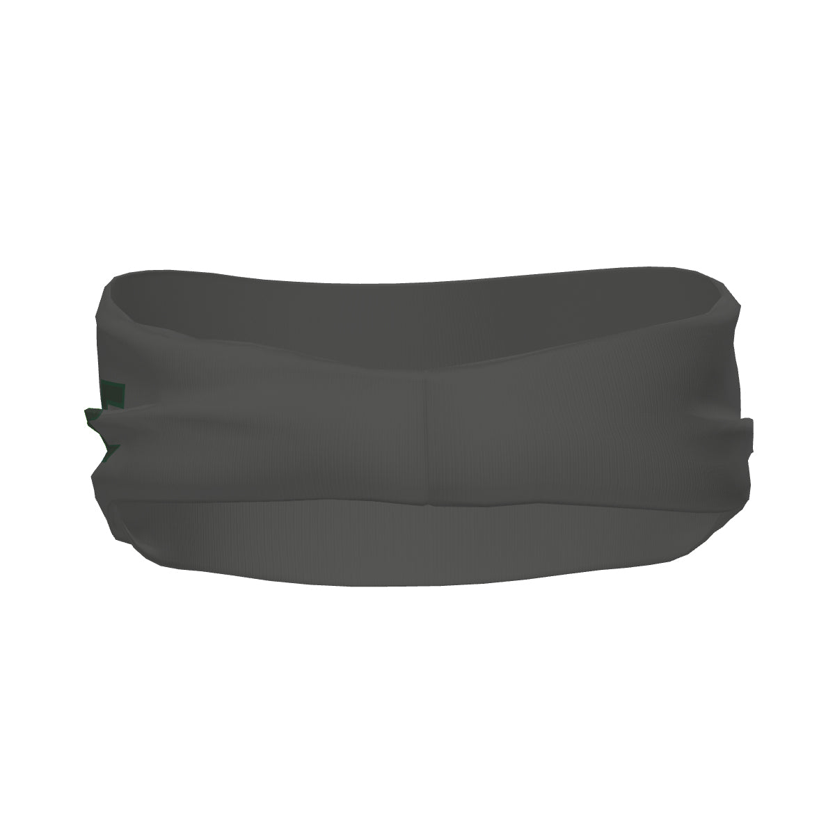 Maßgeschneidertes Dunkelgrau Tannengrün Sport Stirnband