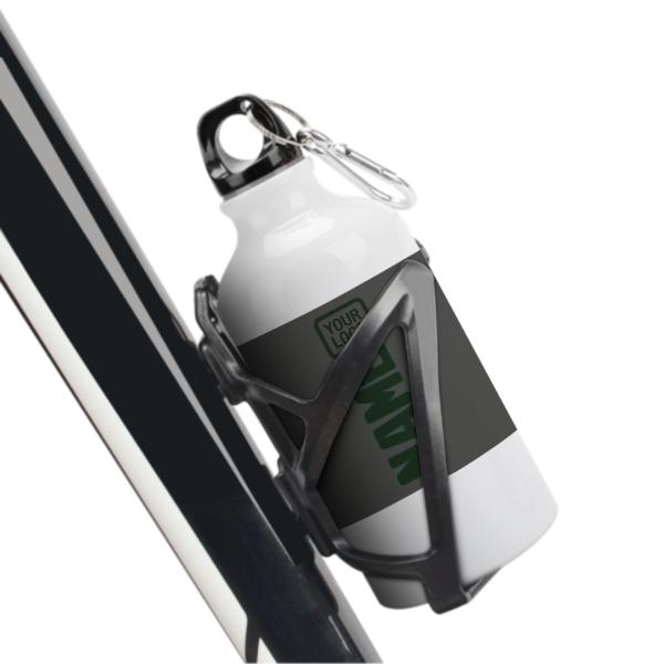 Maßgeschneidertes Dunkelgrau Tannengrün Sportflasche