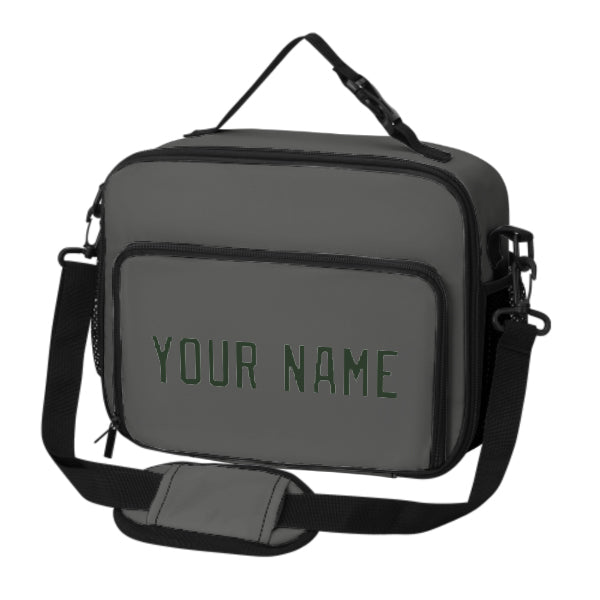 Maßgeschneidertes Dunkelgrau Dark Green Lunch-Tasche
