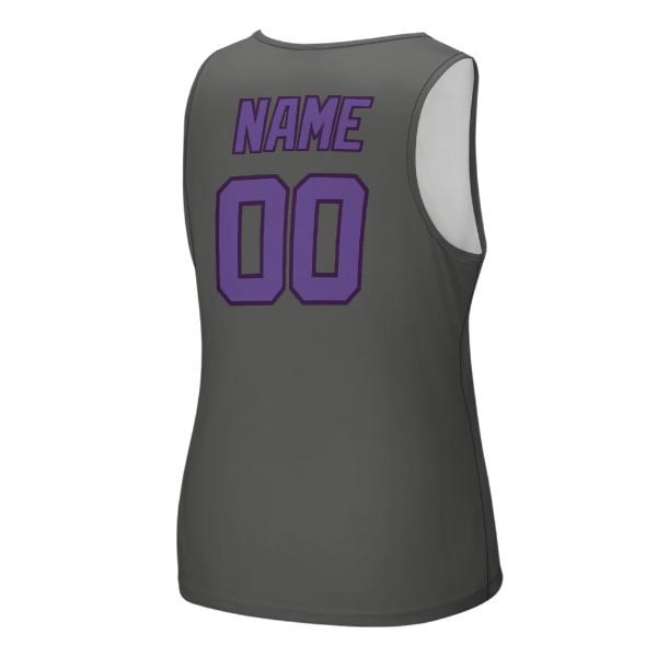 Maßgeschneidertes Dunkelgrau Lavendel Herren Tanktop