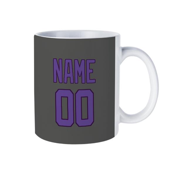 Tazza personalizzata grigio scuro lavanda