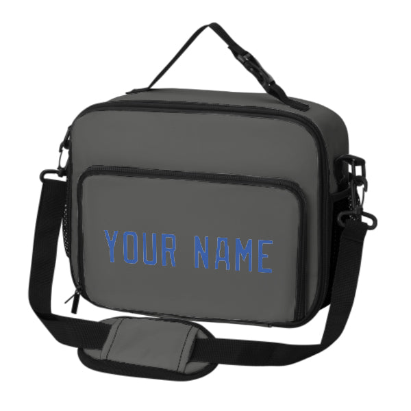Maßgeschneidertes Dunkelgrau Sky Blue Lunch-Tasche