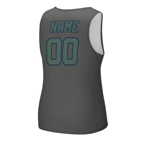 Maßgeschneidertes Dunkelgrau Blaugrün Herren Tanktop