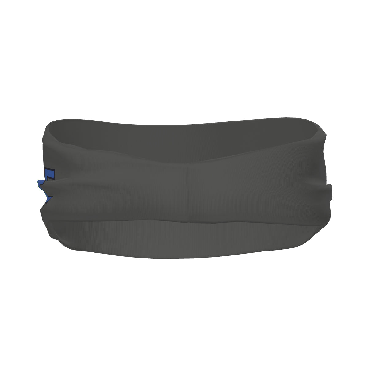 Maßgeschneidertes Dunkelgrau Himmelblau Sport Stirnband