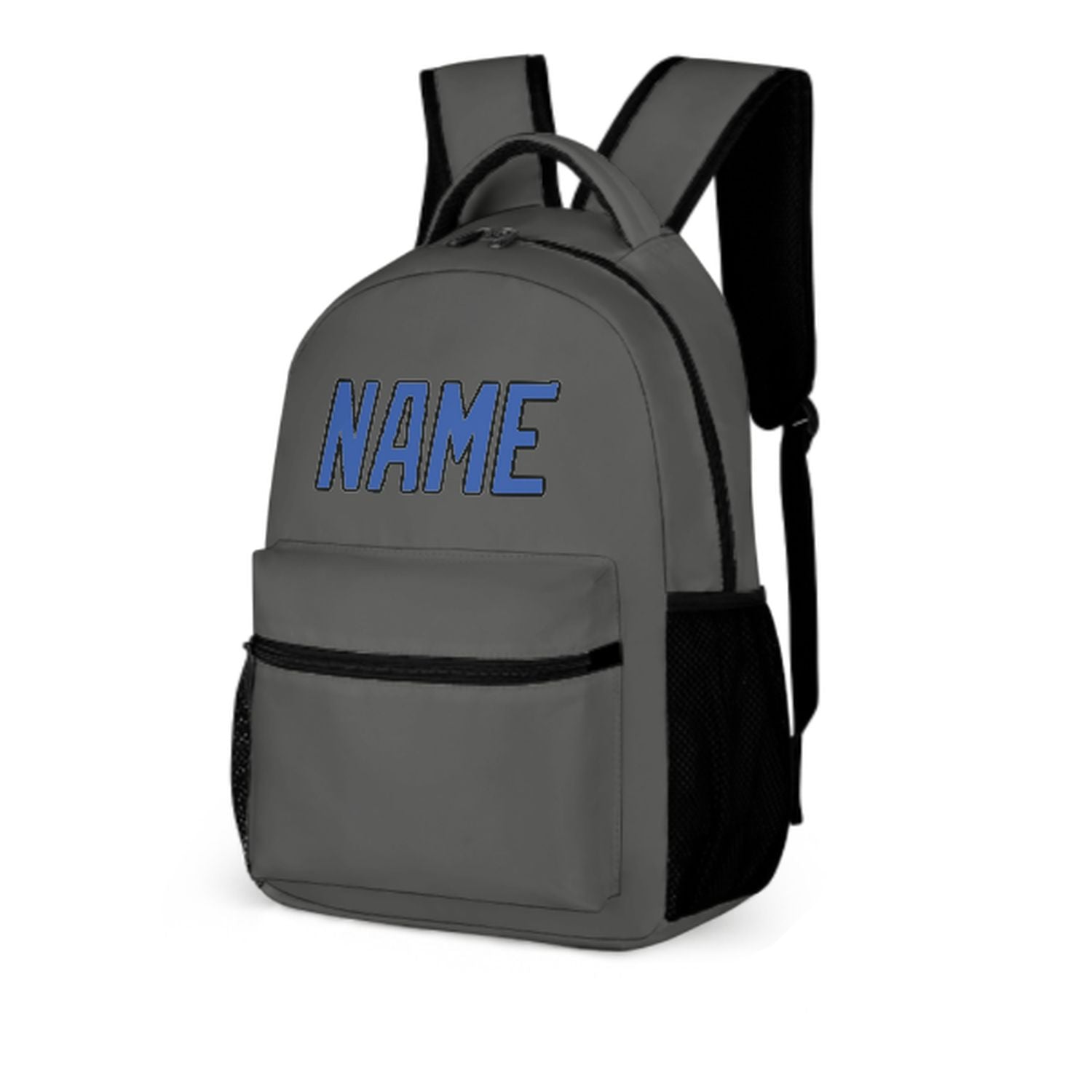 Maßgeschneidertes Dunkelgrau Himmelblau Kinderrucksack