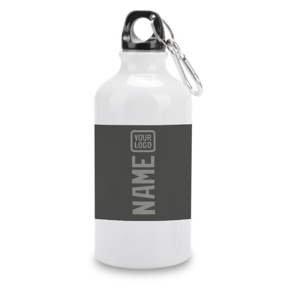 Maßgeschneidertes Dunkelgrau Grau Sportflasche