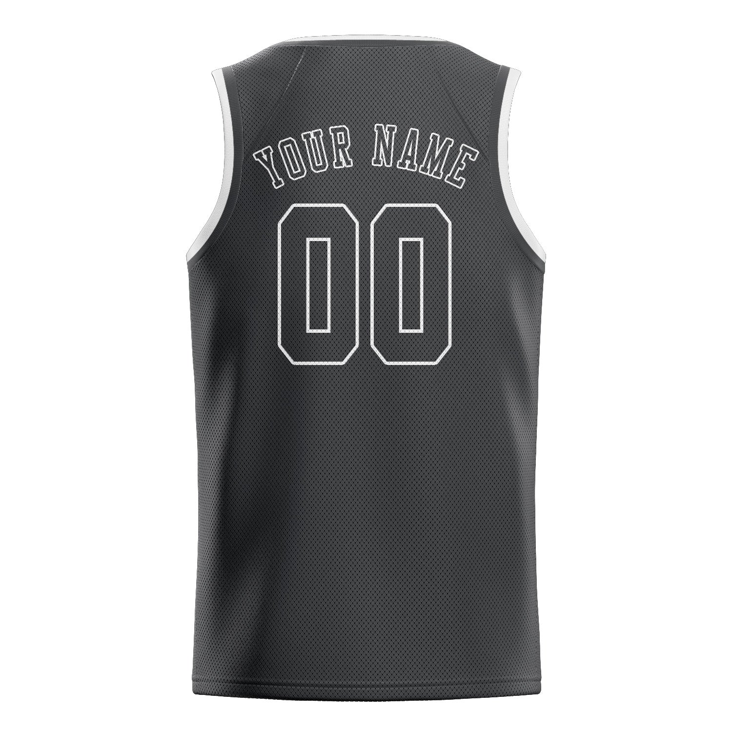 Benutzerdefiniertes Professionelles Dunkelgrau Dunkelgrau Basketballtrikot
