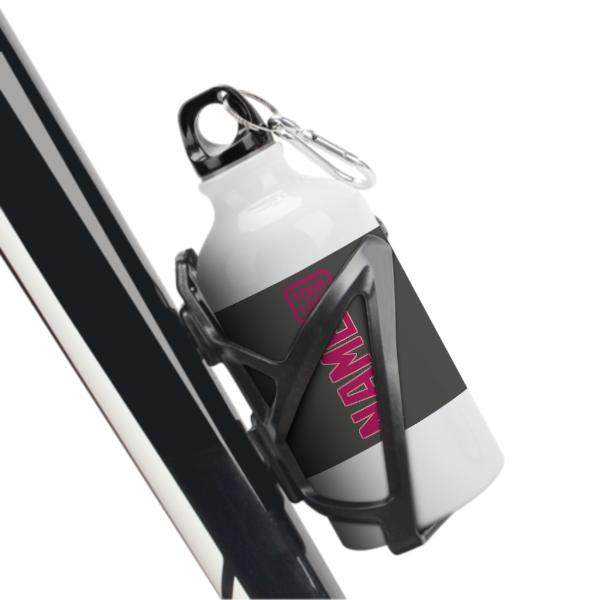 Maßgeschneidertes Dunkelgrau Rosarot Sportflasche