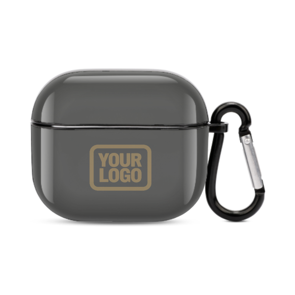 Maßgeschneidertes Dunkelgrau Hellkhaki AirPods-Hülle (3. Generation)