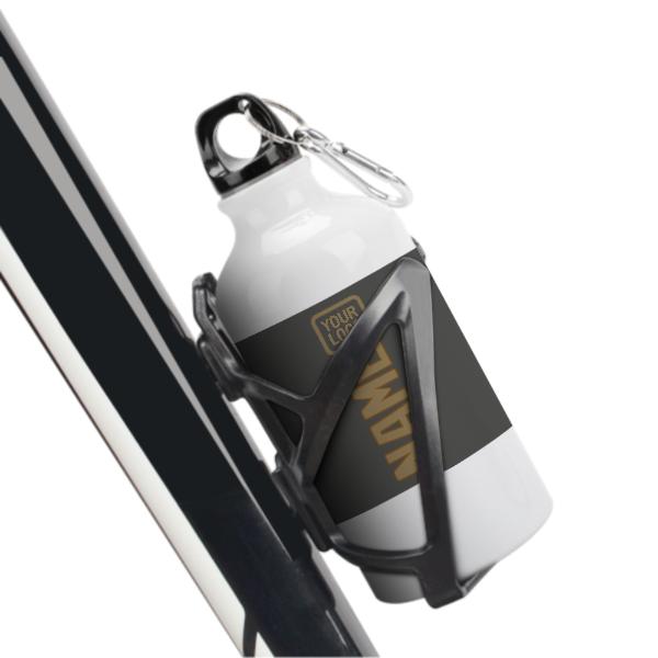 Maßgeschneidertes Dunkelgrau Hellkhaki Sportflasche