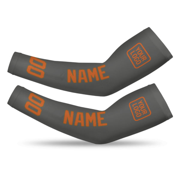 Maßgeschneidertes Dunkelgrau Orange Armschutz