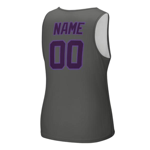 Maßgeschneidertes Dunkelgrau Lila Herren Tanktop