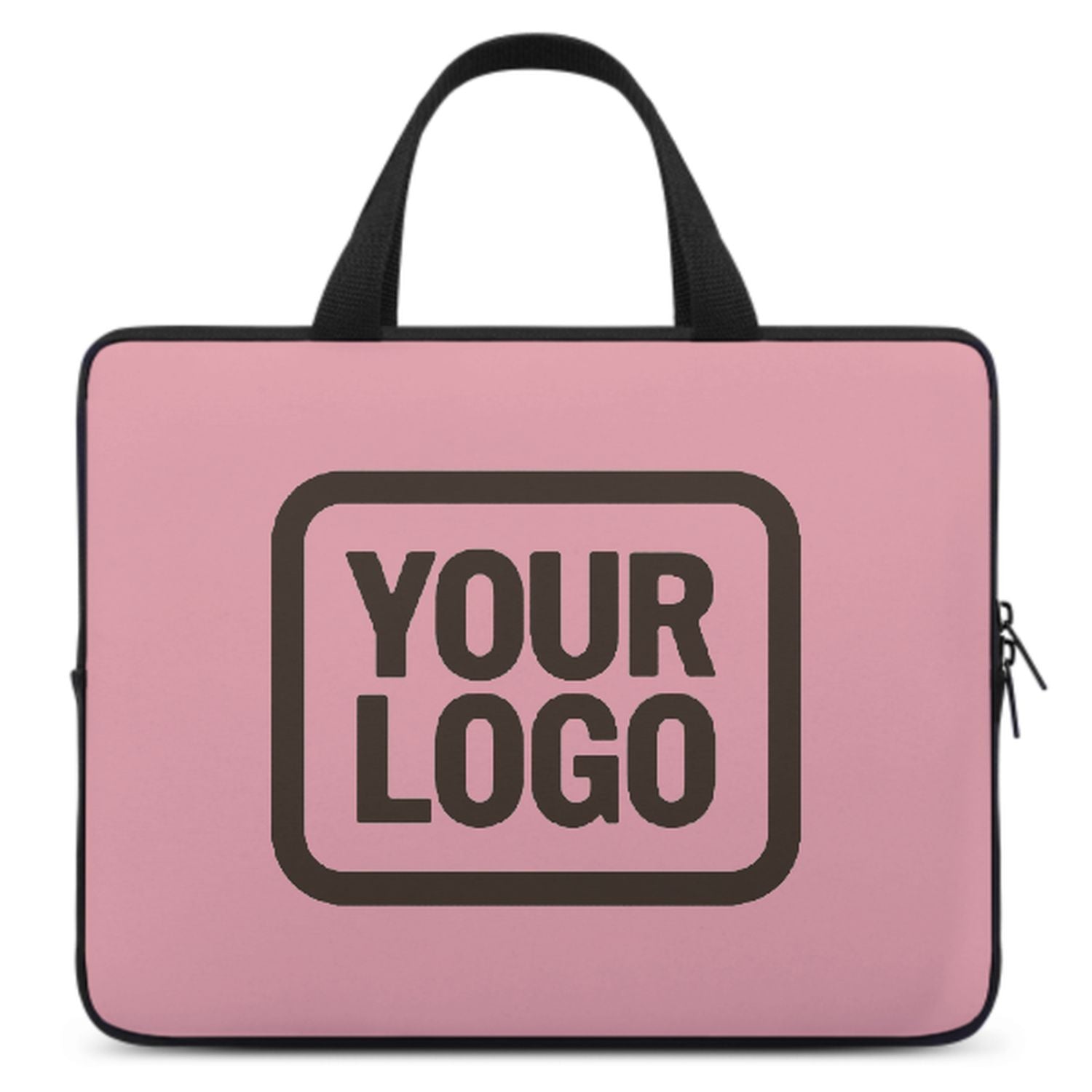 Maßgeschneidertes Rosa Brown Laptop Tasche