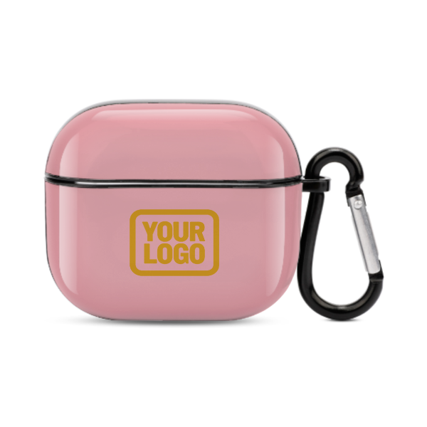 Maßgeschneidertes Rosa Gelb AirPods-Hülle (3. Generation)