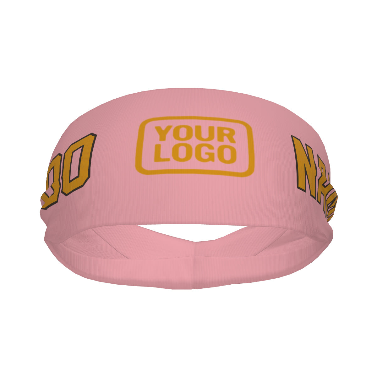 Maßgeschneidertes Rosa Gelb Sport Stirnband