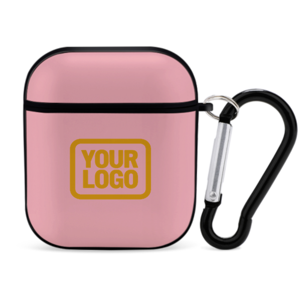 Maßgeschneidertes Rosa Gelb AirPods-Hülle