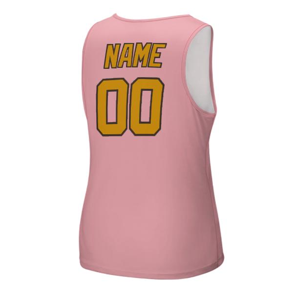Maßgeschneidertes Rosa Gelb Herren Tanktop