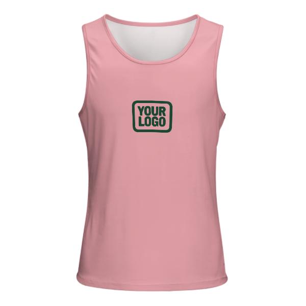 Maßgeschneidertes Rosa Moosgrün Herren Tanktop