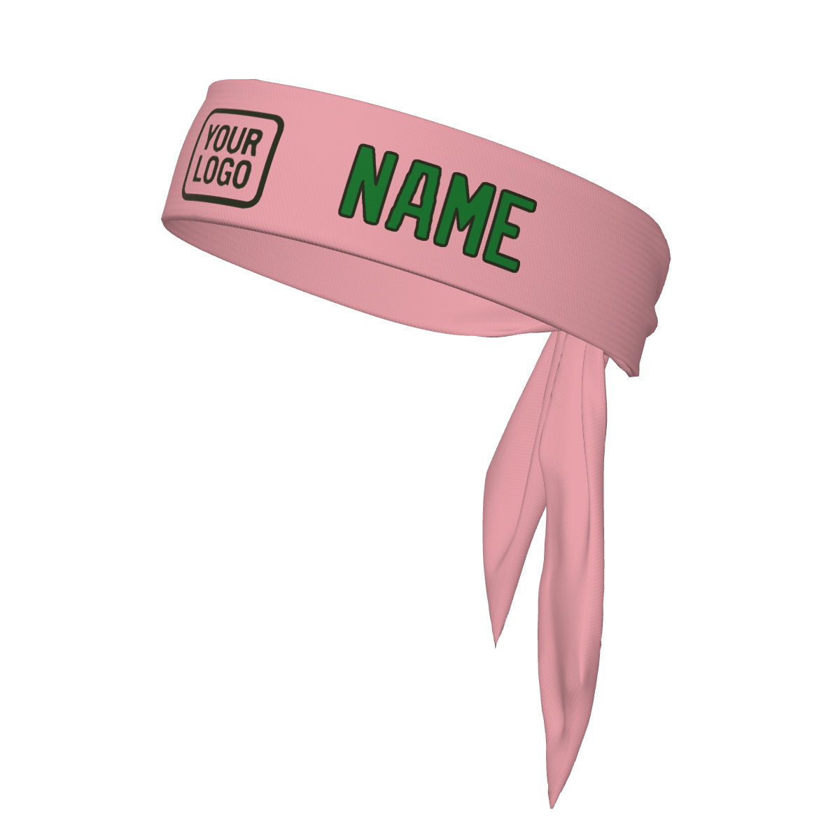 Maßgeschneidertes Rosa Smaragdgrün Stirnband