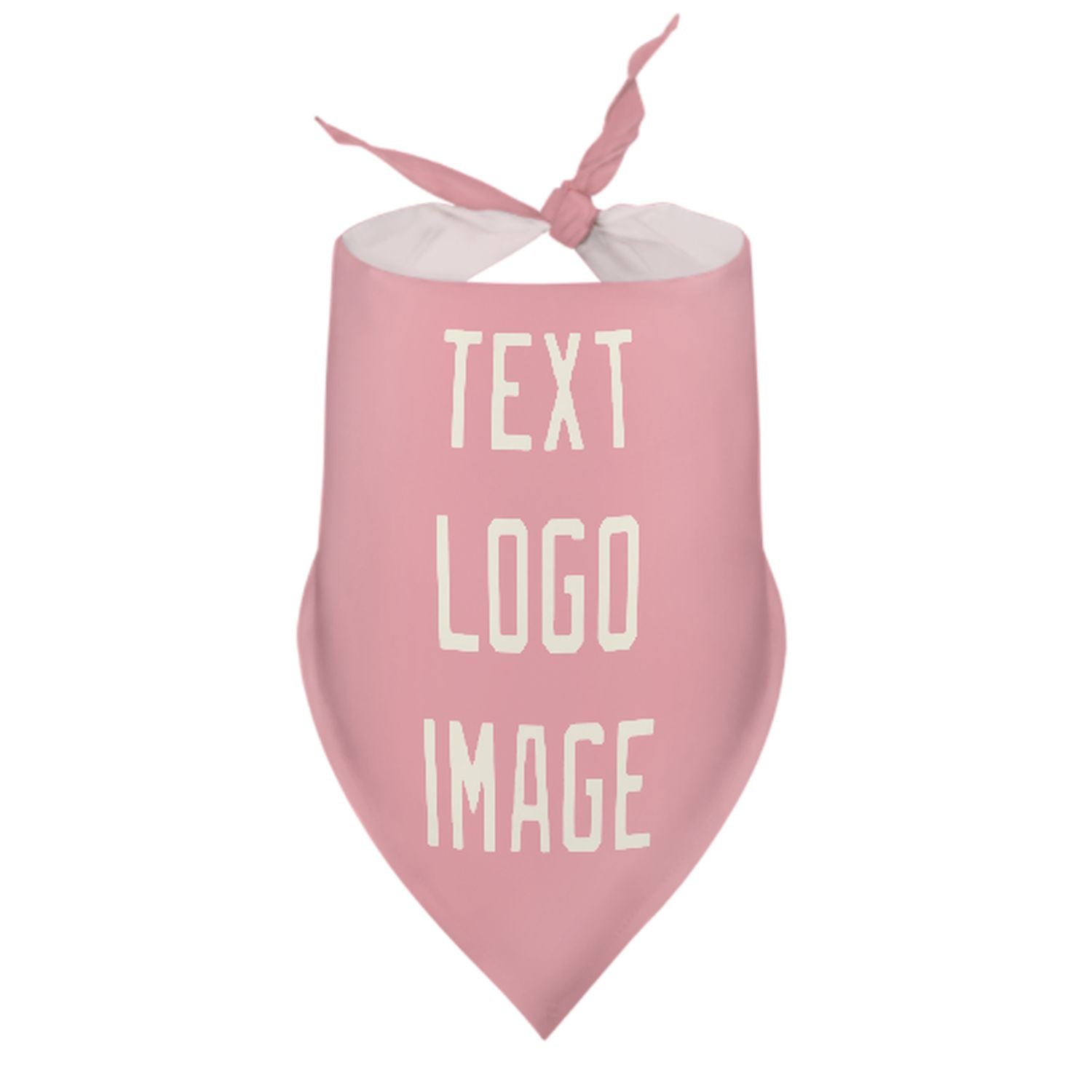 Maßgeschneidertes Rosa Beige Haustier-Halstuch