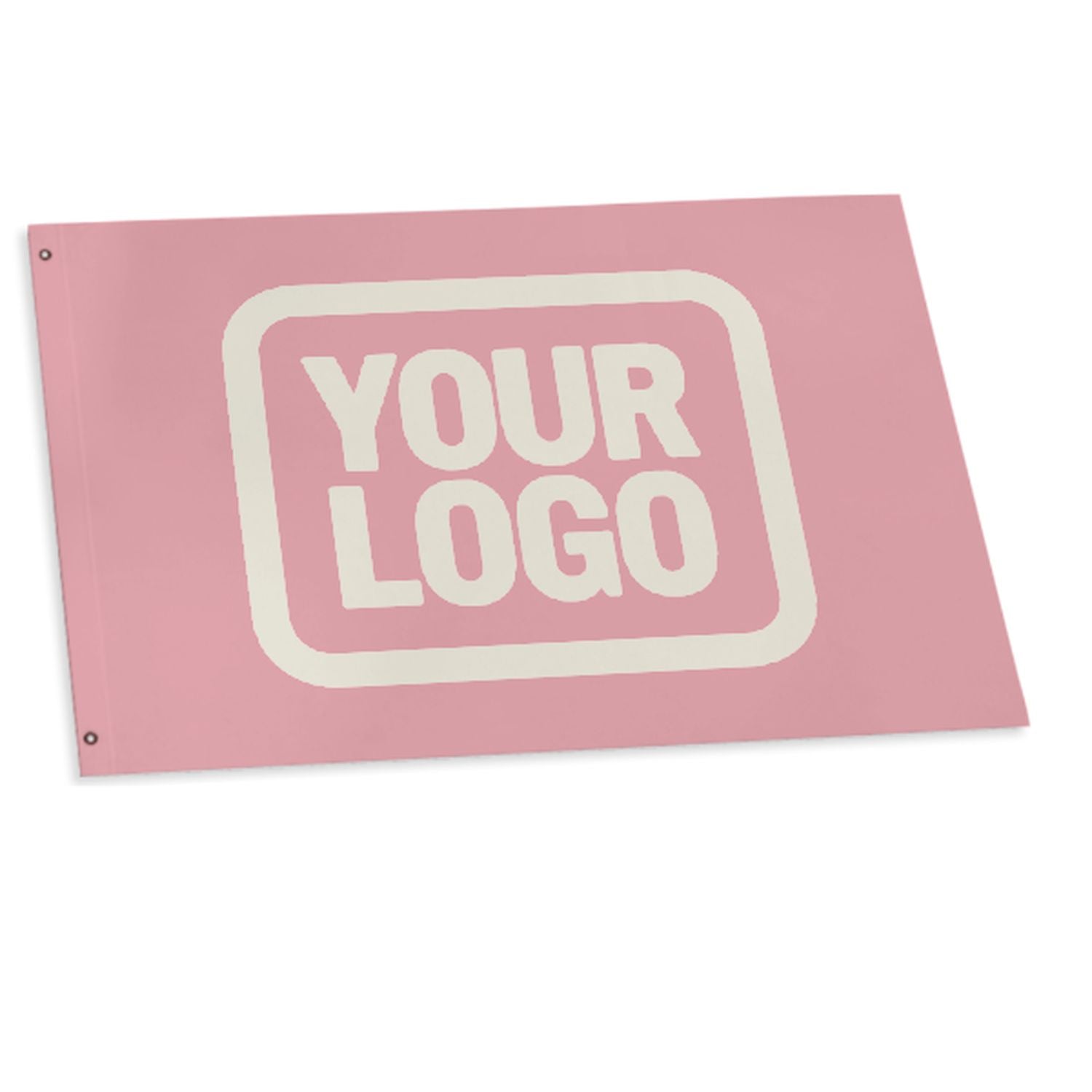 Maßgeschneidertes Rosa Beige Flagge