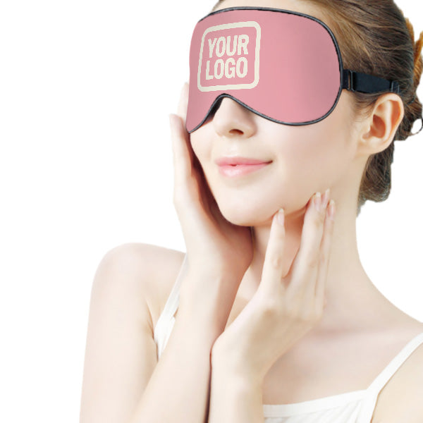 Maßgeschneidertes Rosa Beige Schlafmaske