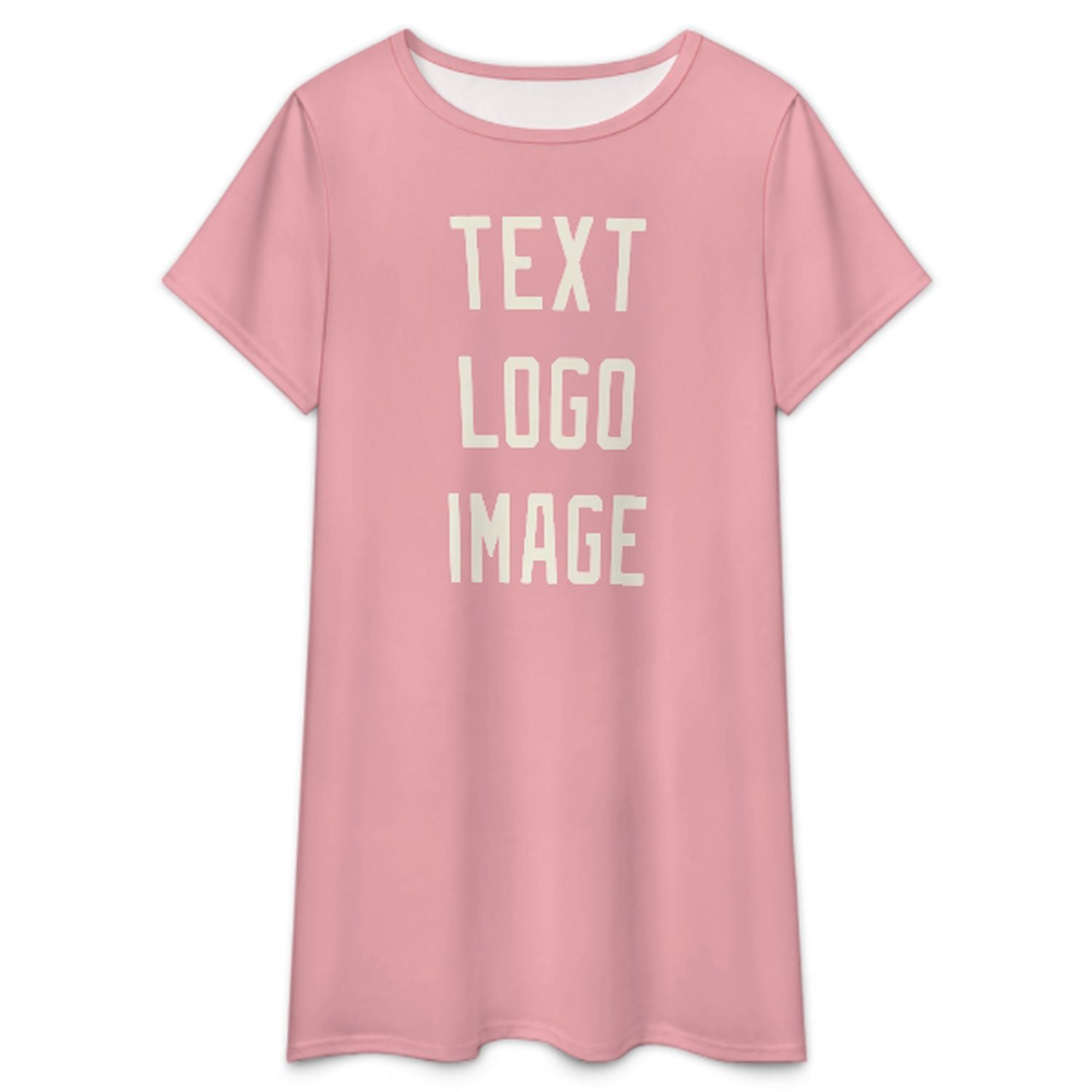 Maßgeschneidertes Rosa Beige Nachthemd
