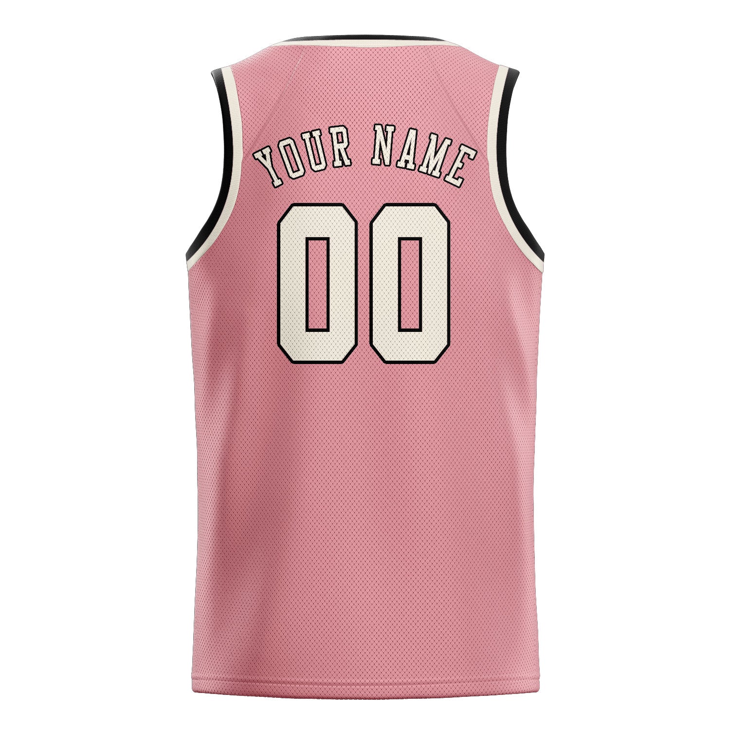 Benutzerdefiniertes Professionelles Rosa Beige Basketballtrikot