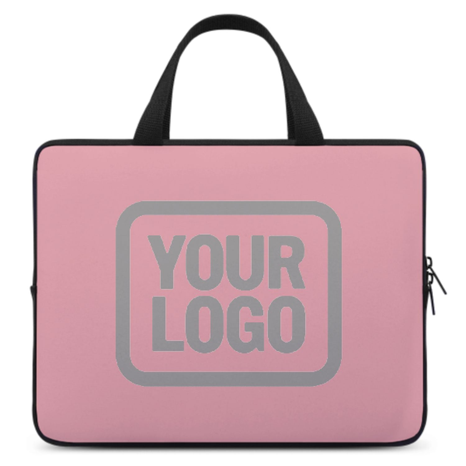Maßgeschneidertes Rosa Gray Laptop Tasche