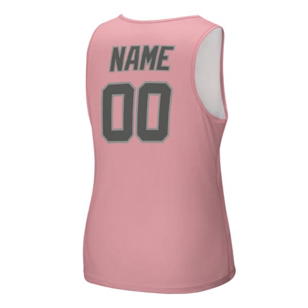 Maßgeschneidertes Rosa Dunkelgrau Herren Tanktop