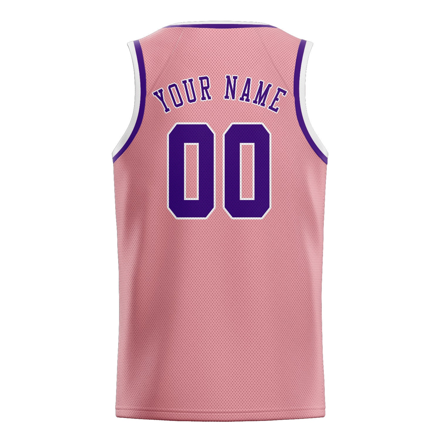 Benutzerdefiniertes Professionelles Rosa Lila Basketballtrikot