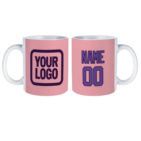 Tazza personalizzata rosa lavanda