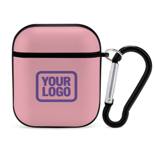Maßgeschneidertes Rosa Lavendel AirPods-Hülle