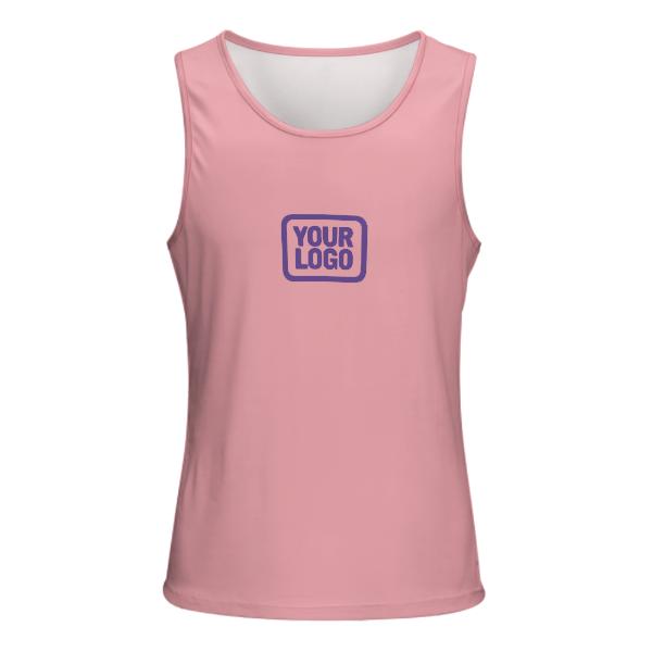 Maßgeschneidertes Rosa Lavendel Herren Tanktop