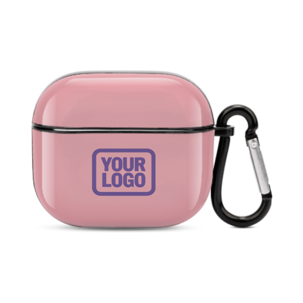 Maßgeschneidertes Rosa Lavendel AirPods-Hülle (3. Generation)