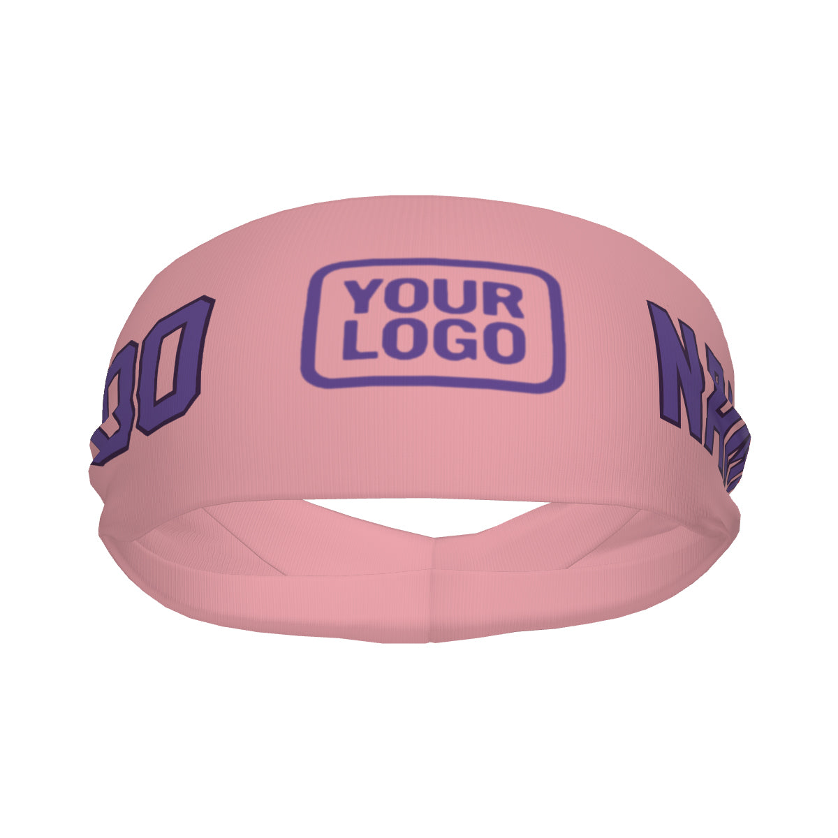 Maßgeschneidertes Rosa Lavendel Sport Stirnband