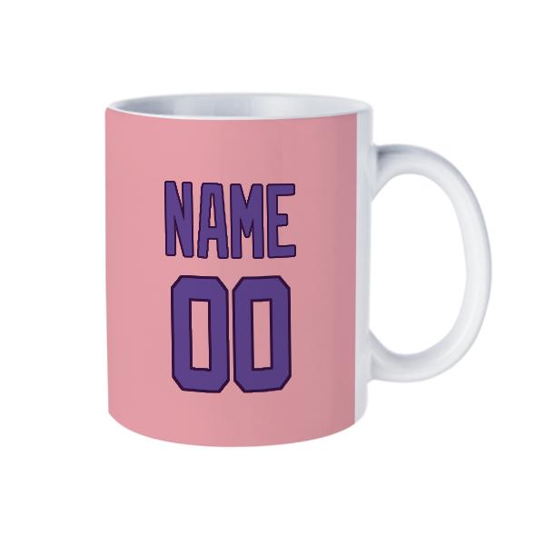 Tazza personalizzata rosa lavanda