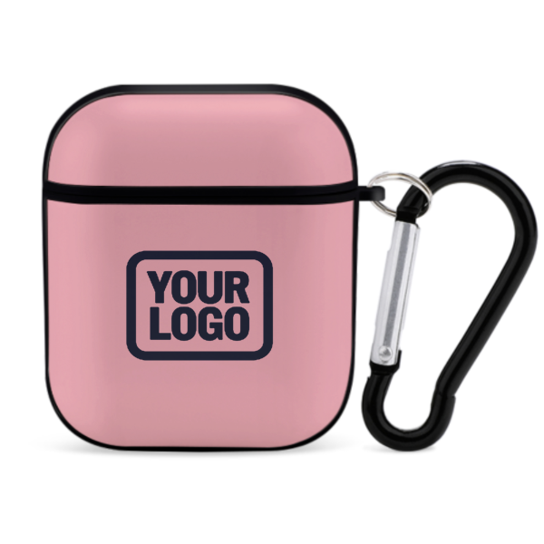 Maßgeschneidertes Rosa Stahlblau AirPods-Hülle