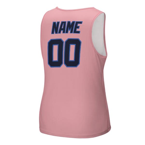 Maßgeschneidertes Rosa Stahlblau Herren Tanktop