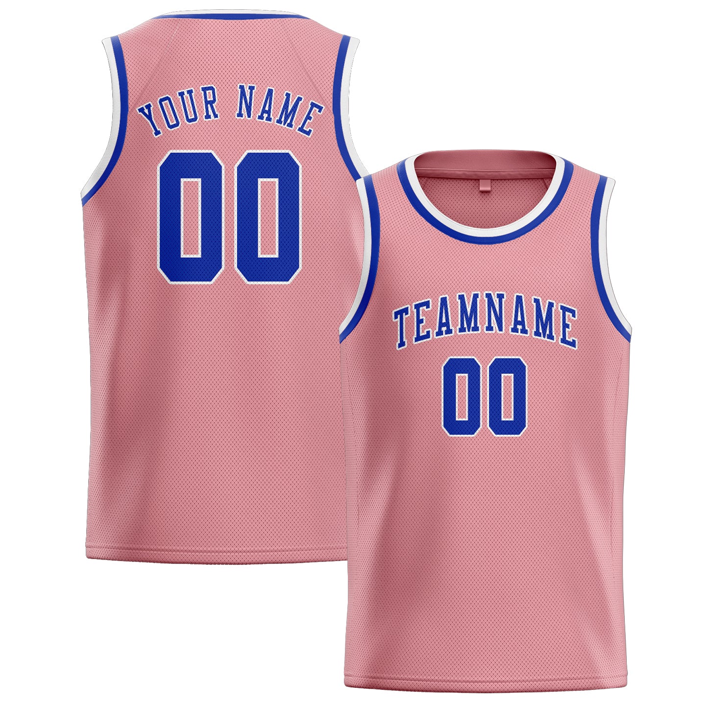 Benutzerdefiniertes Professionelles Rosa Himmelblau Basketballtrikot