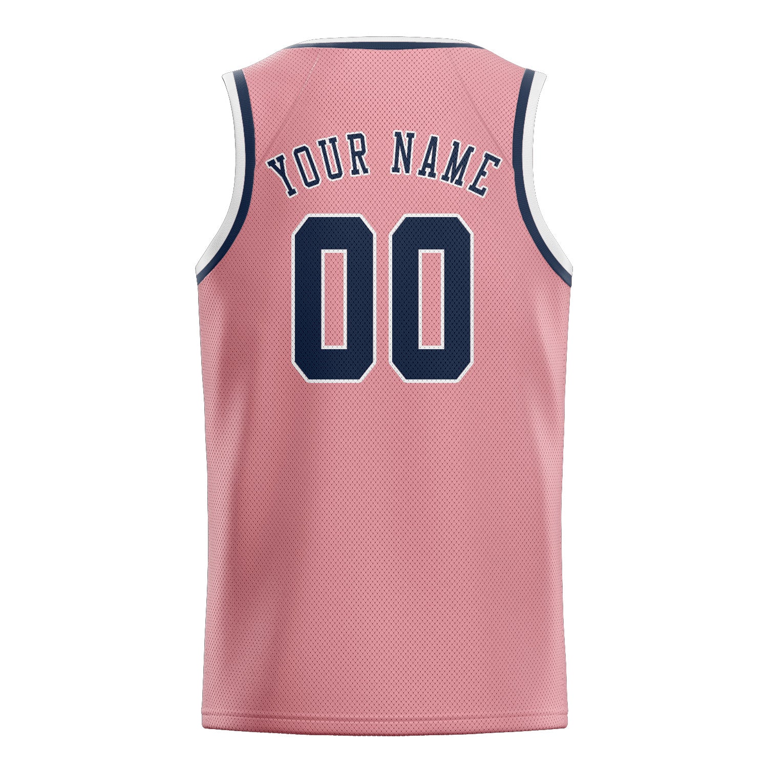 Benutzerdefiniertes Professionelles Rosa Marineblau Basketballtrikot