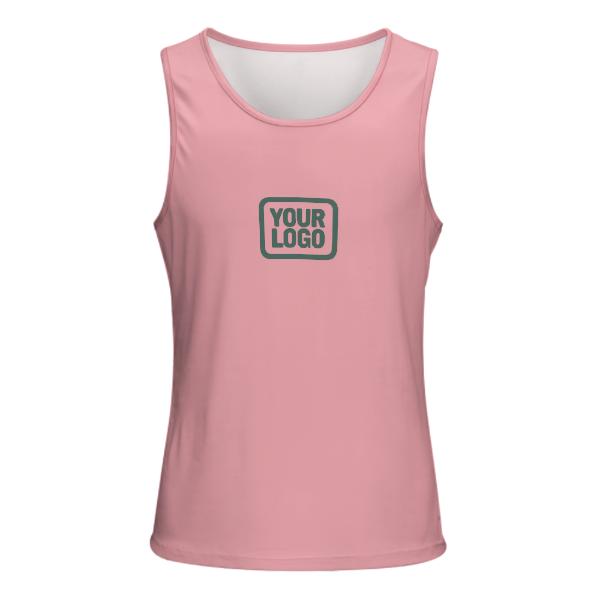 Maßgeschneidertes Rosa Blaugrün Herren Tanktop