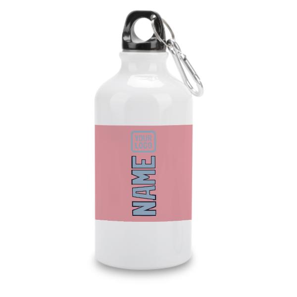 Maßgeschneidertes Rosa Hellblau Sportflasche