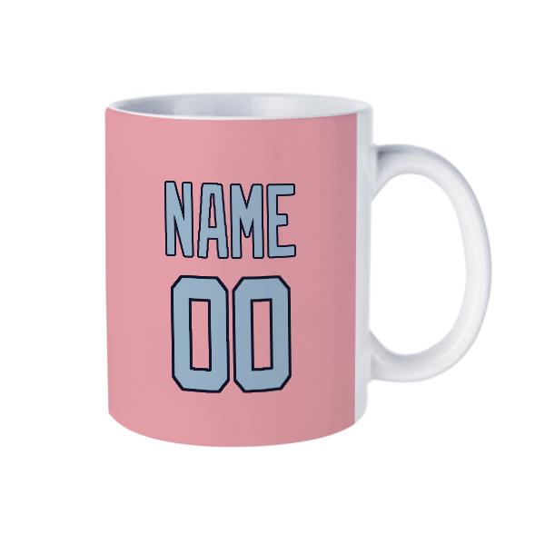 Tazza personalizzata rosa azzurra