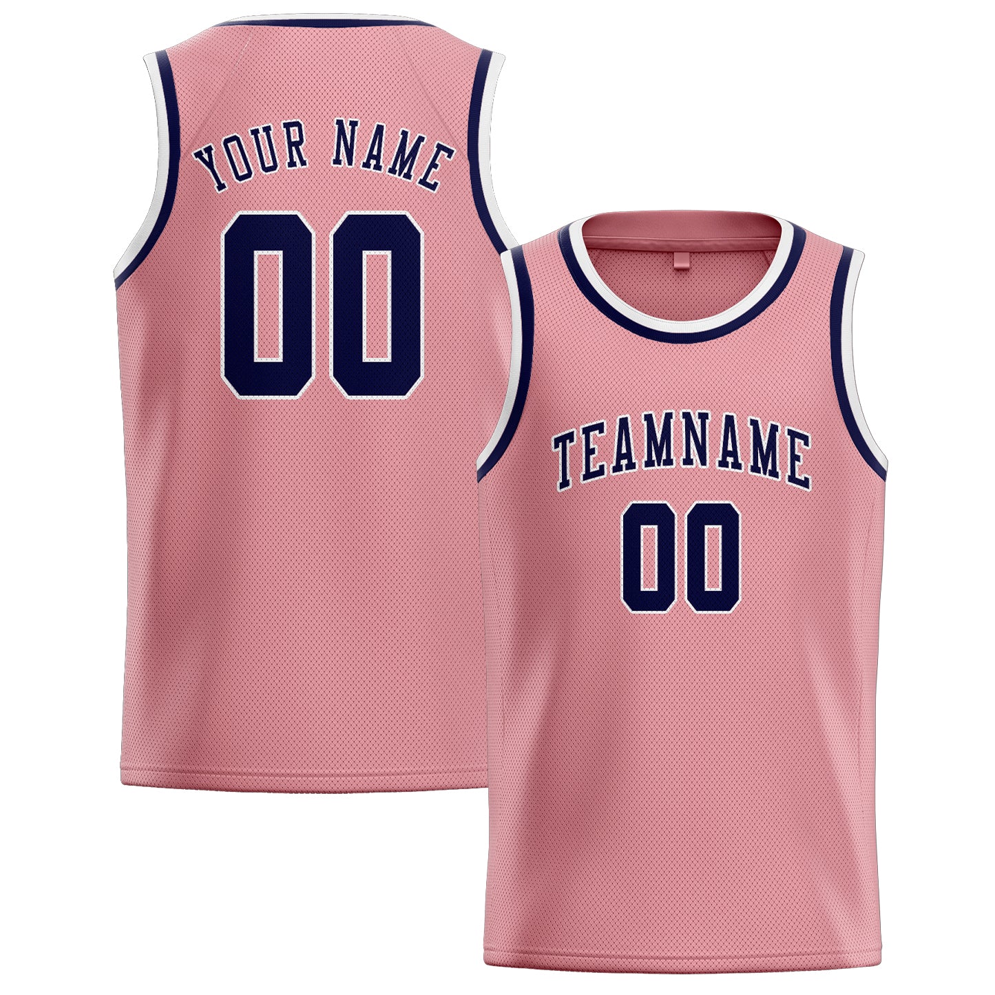 Benutzerdefiniertes Professionelles Rosa Stahlblau Basketballtrikot