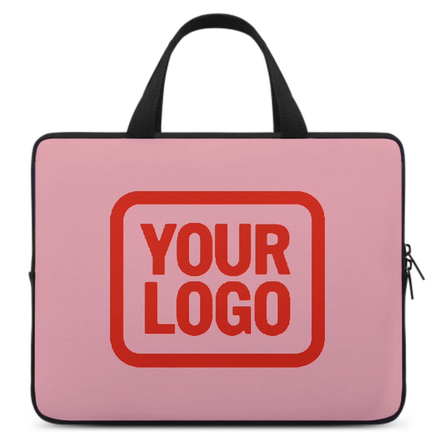 Maßgeschneidertes Rosa Orange Red Laptop Tasche