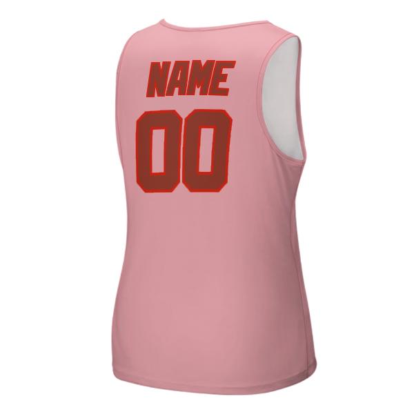 Maßgeschneidertes Rosa Korallenrot Herren Tanktop