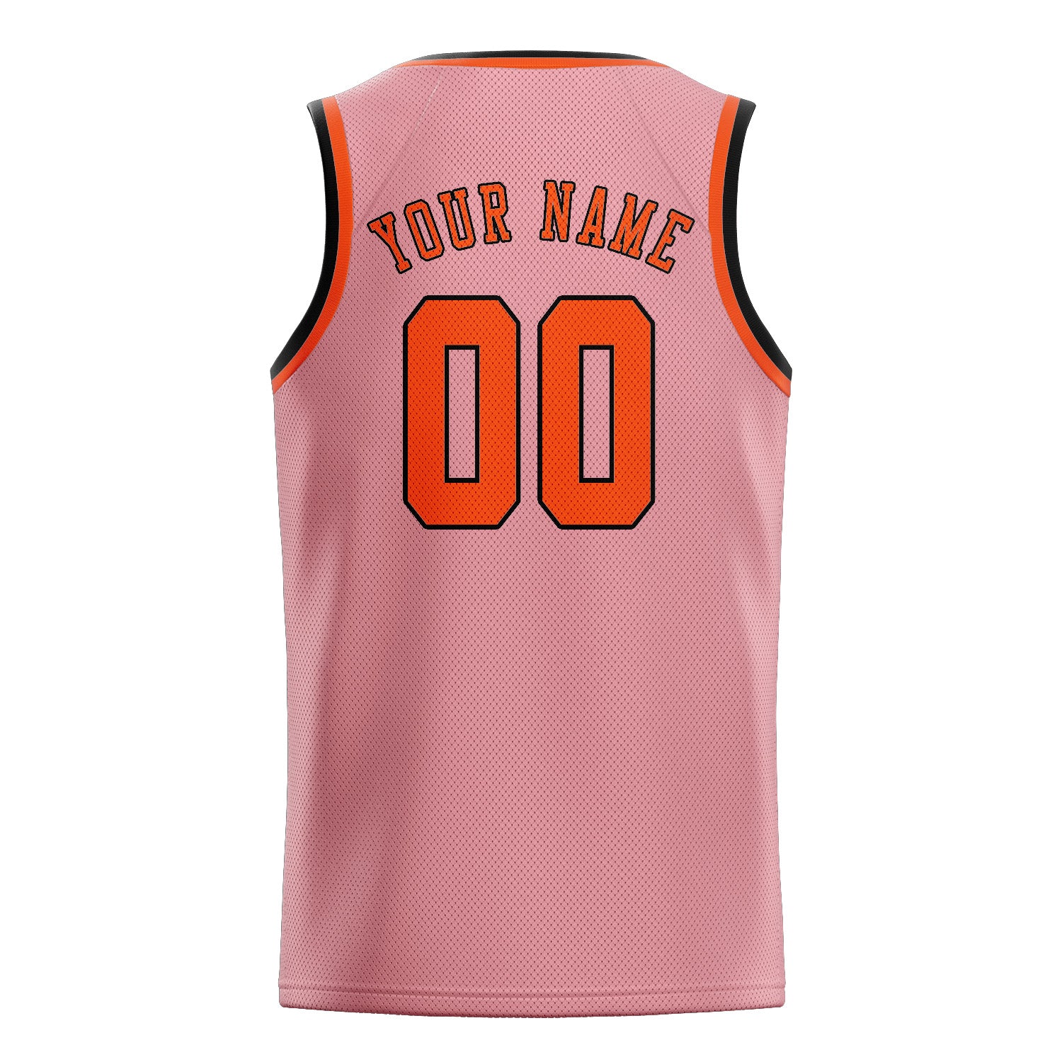 Benutzerdefiniertes Professionelles Rosa Orangerot Basketballtrikot